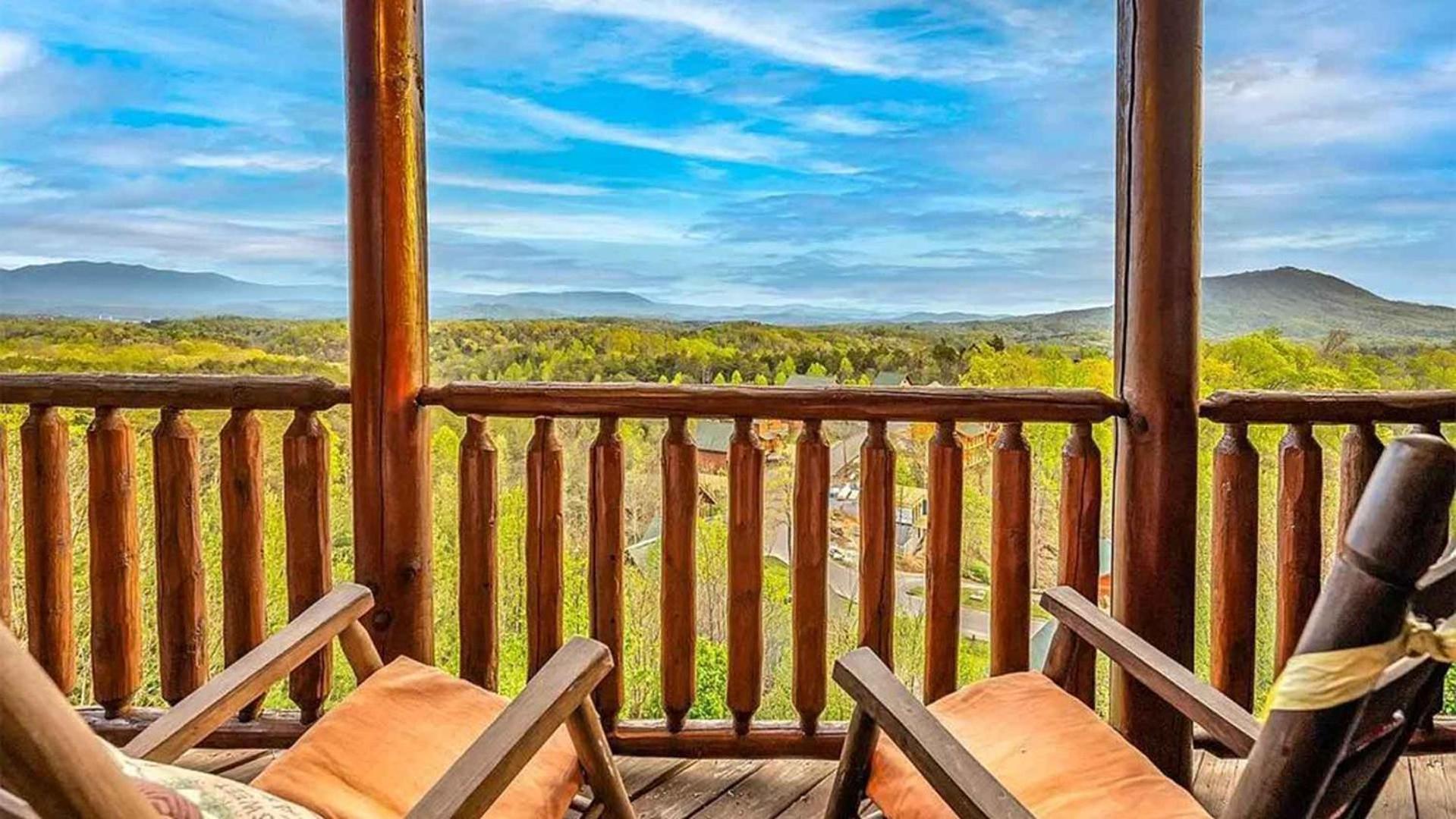 New Majestic 5 Star Amazing View, Pool, Hot Tub! Vila Pigeon Forge Exterior foto